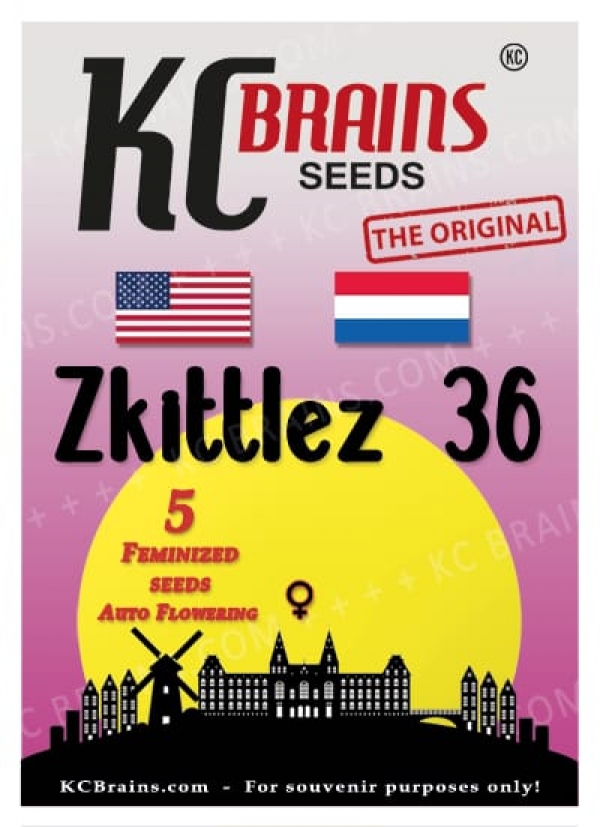 Zkittlez 36 Auto Feminised Cannabis Seeds | KC Brains Seeds