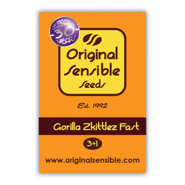 Gorilla Zkittlez FAST Feminised Cannabis Seeds | Original Sensible Seeds