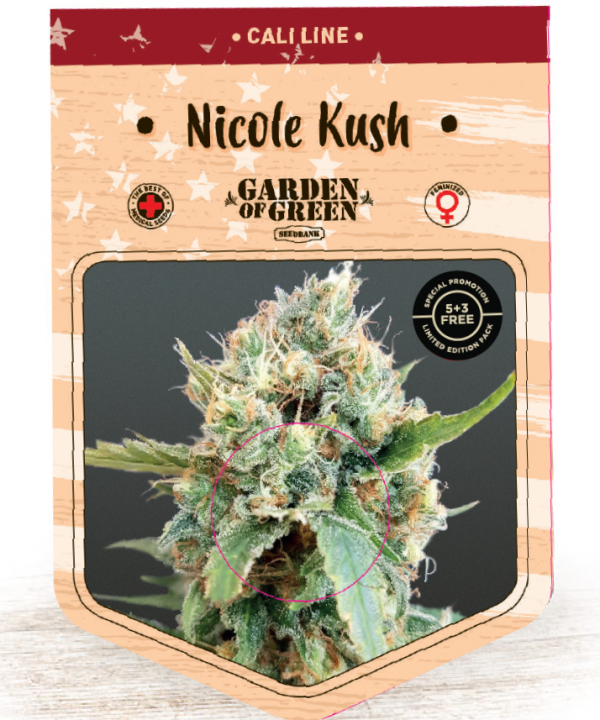 Nicole Kush Feminised Cannabis Seeds | Garden of Green