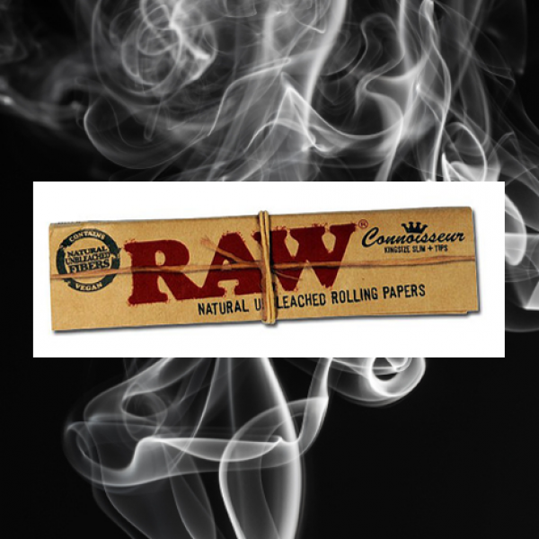 Raw Connoisseur Kingsize Slim Papers & Tips - Discount Cannabis Seeds