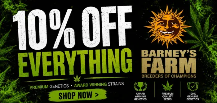 Barney's Farm 10% Off - Discount Cannabis Seeds