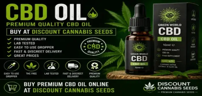 CBD OIL AT DISCOUNT CANNABIS SEEDS.