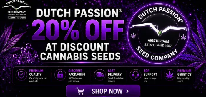 20% OFF DUTCH PASSION