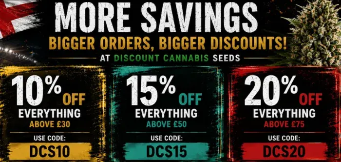 Coupon Codes - Discount Cannabis Seeds