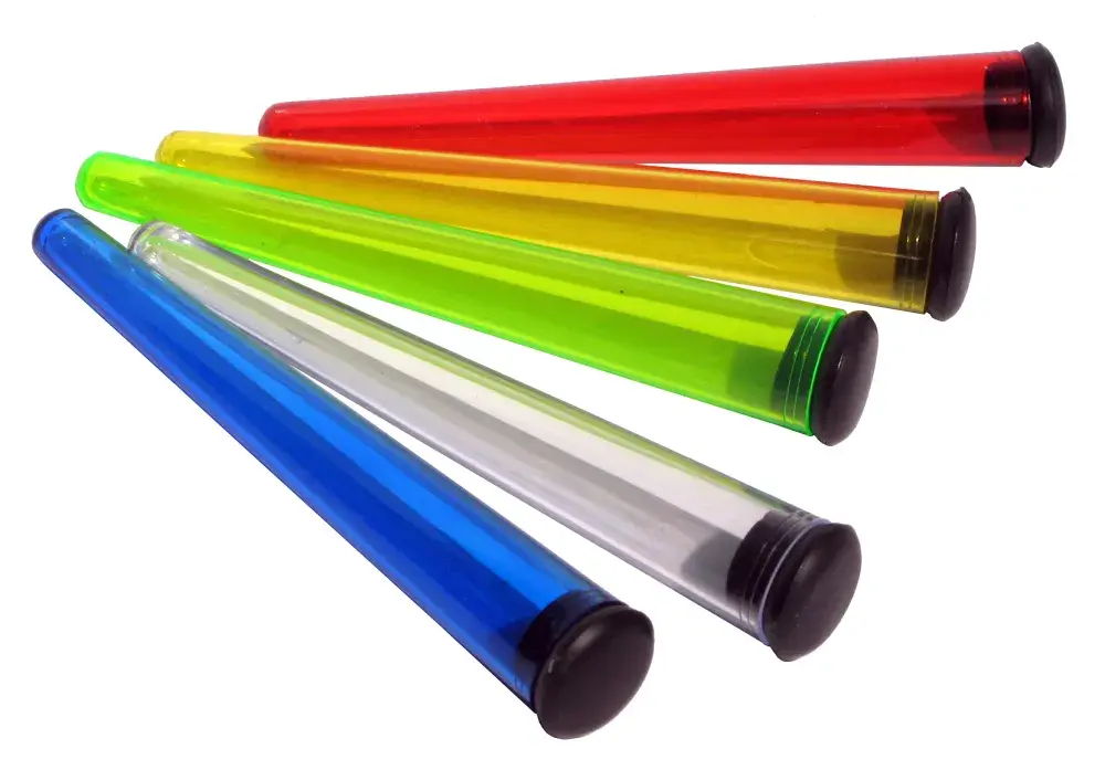 Conical Plastic Cigarette Tube 11cm. Discount Cannabis Seeds Headshop.
