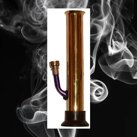 Metal Bong with Large Stem and Bowl - Discount Cannabis Seeds