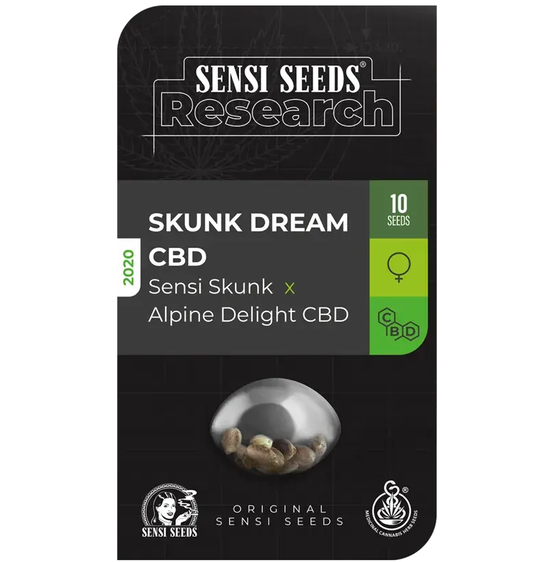 Skunk Dream CBD Feminised Cannabis Seeds - Sensi Seeds Research