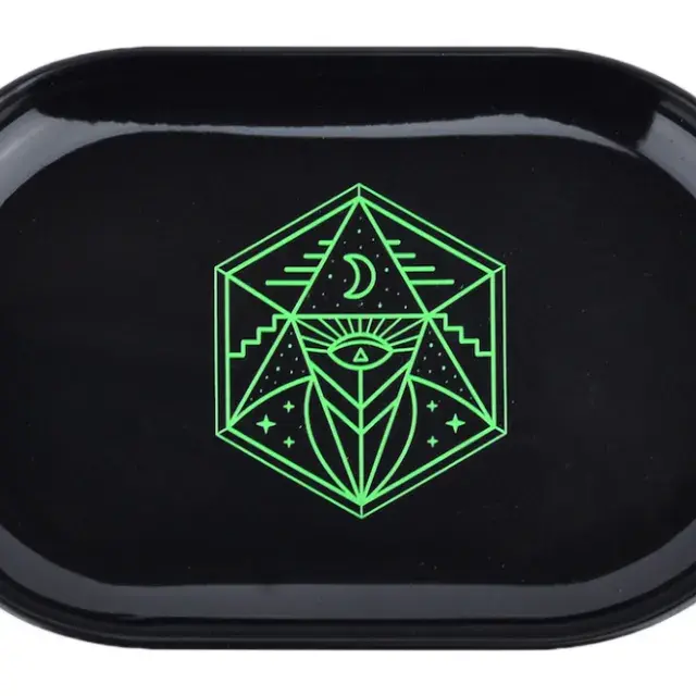 Leaf-Way Small Metal Tray (13cm x 8cm)