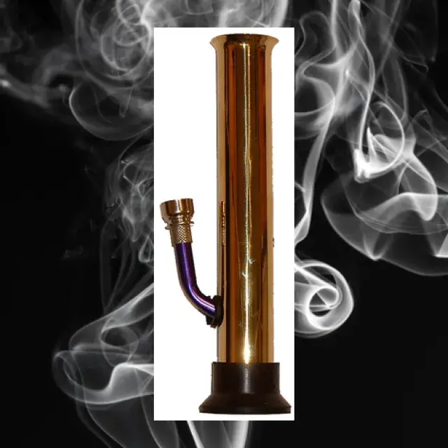 Metal Bong with Large Stem and Bowl - Discount Cannabis Seeds