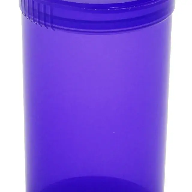 Purple Translucent Pop Top Bottle - Discount Cannabis Seeds Headshop.