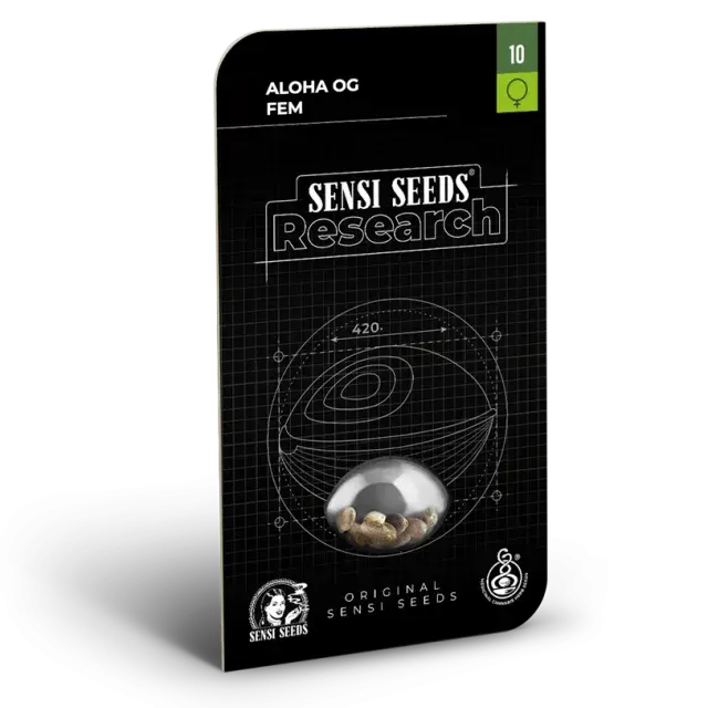 Aloha OG Feminised Cannabis Seeds - Sensi Seeds Research