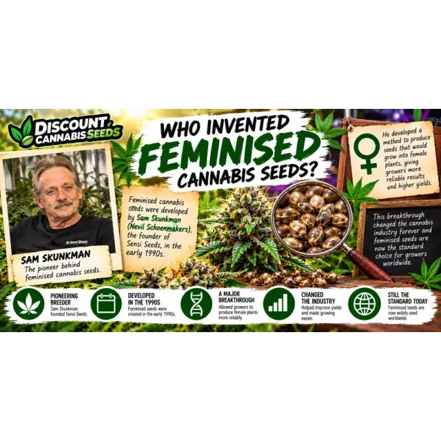 Cannabis Seeds: Who Invented Feminised Cannabis Seeds?