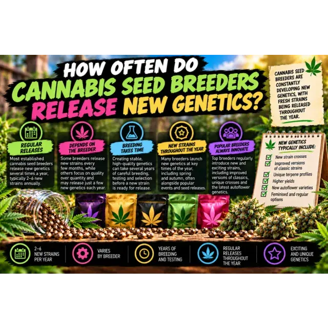Cannabis Seeds: How Often Do Cannabis Seed Breeders Release New Genetics?