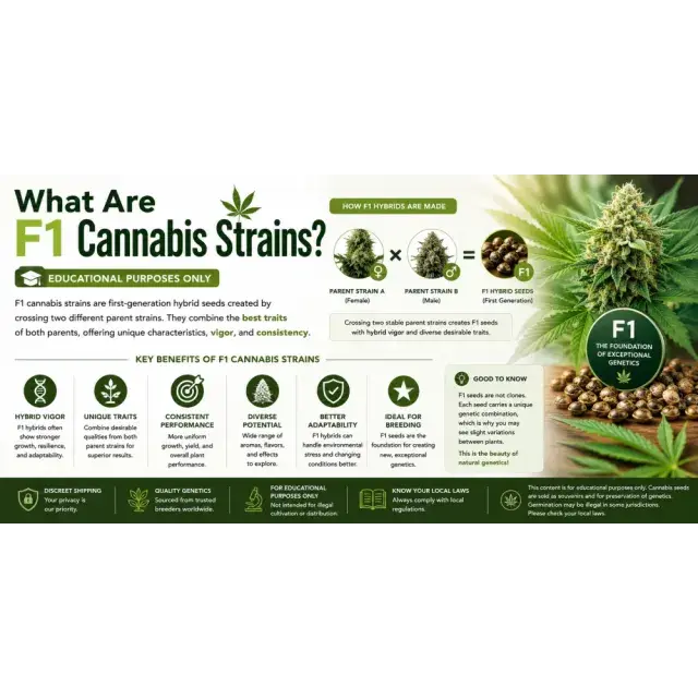 Cannabis Seeds: What Are F1 Cannabis Seeds Strains?