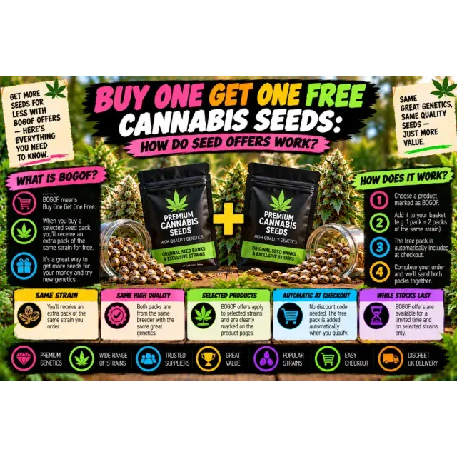 Cannabis Seeds: Buy One Get One Free Cannabis Seeds: How Do Seed Offers Work?