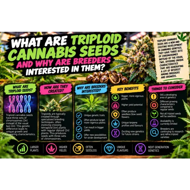 Cannabis Seeds: What Are Triploid Cannabis Seeds and Why Are Breeders Interested in Them?