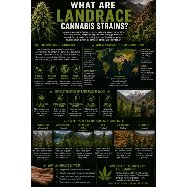 Cannabis Seeds: What Are Landrace Cannabis Seeds?