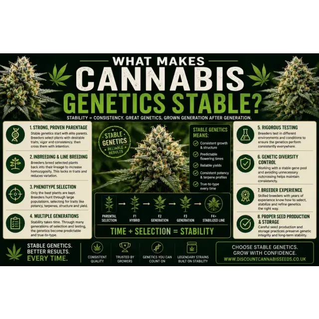 Cannabis Seeds: What Makes Cannabis Genetics Stable?