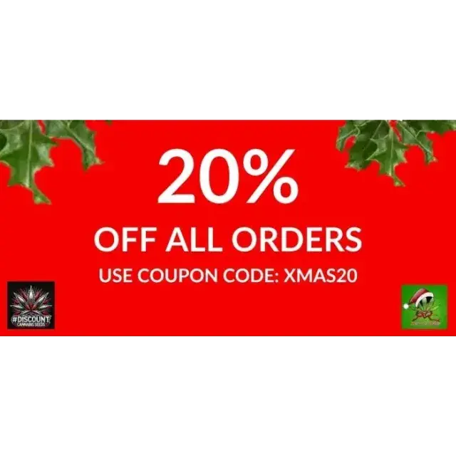 Christmas: Save 20% on Everything at Discount Cannabis Seeds.