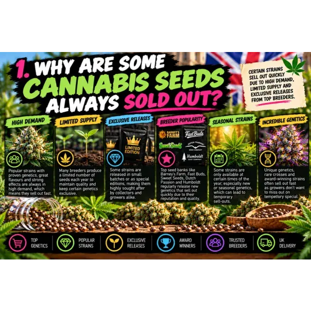Cannabis Seeds: Why Are Some Cannabis Seeds Always Sold Out?