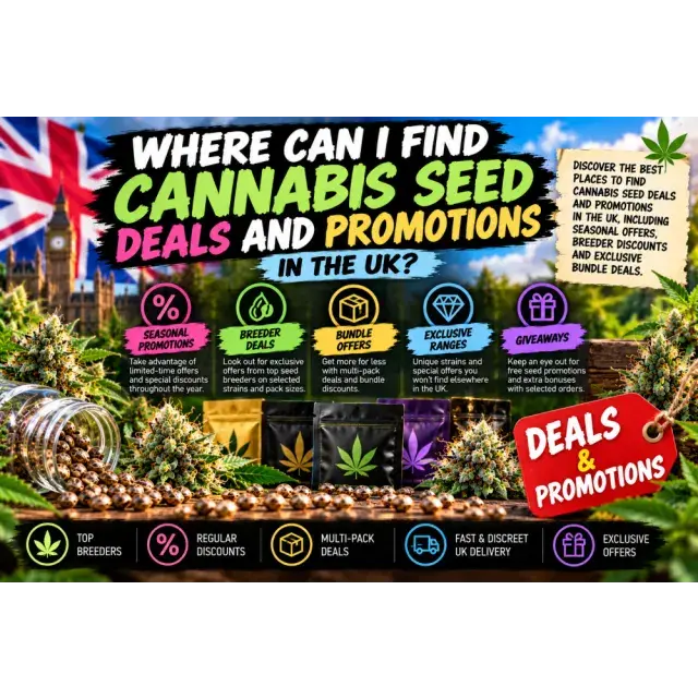 Cannabis Seeds: Where Can I Find Cannabis Seed Deals and Promotions in the UK?