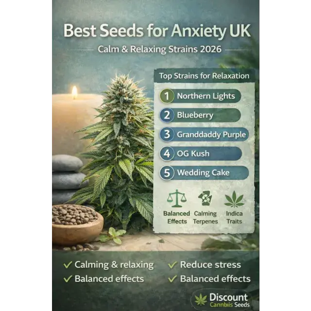Best Cannabis Seeds for Anxiety (Calming & Relaxing Strains 2026).