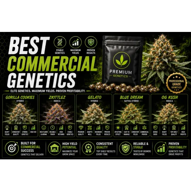 Cannabis Seeds: The Best Commercial Cannabis Genetics.
