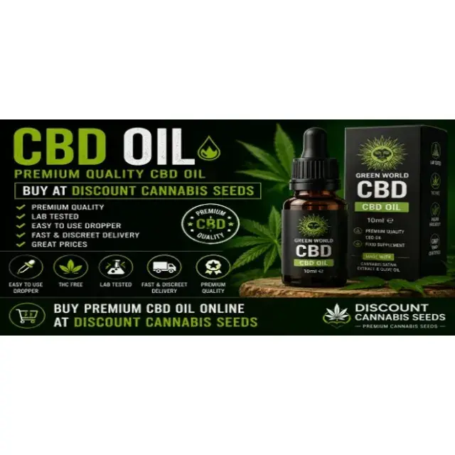 CBD OILS AT DISCOUNT CANNABIS SEEDS.