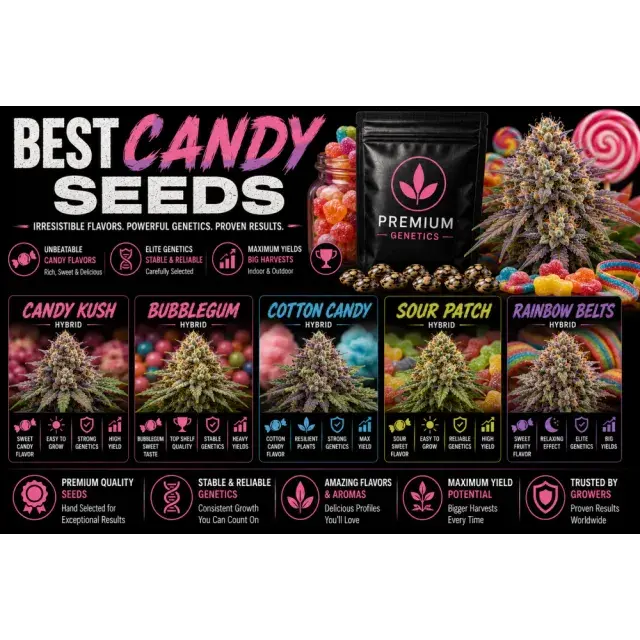 Candy Cannabis Seeds: Sweet-Flavoured Genetics for Every Grower.