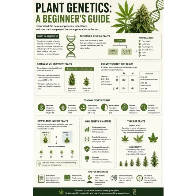Cannabis Seeds: Cannabis Genetics: A Beginner's Guide.
