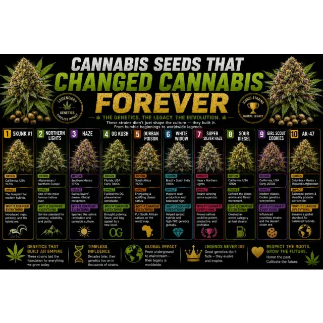 Cannabis Seeds: Cannabis Seeds That Changed Cannabis Forever.