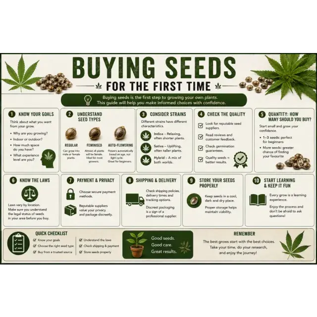 Cannabis Seeds: Buying Cannabis Seeds for the First Time.