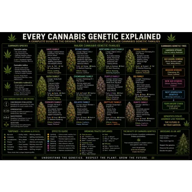 Cannabis Seeds: Every Cannabis Genetic Explained.