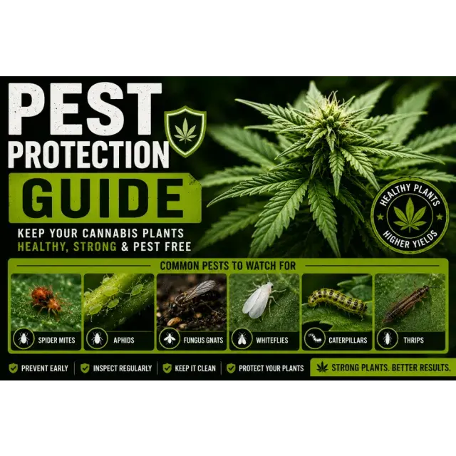 Cannabis Seeds Pest Protection Guide. How To Keep Plants Healthy.