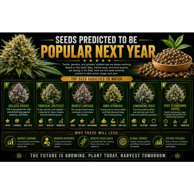 Cannabis Seeds Predicted to Be Popular Next Year.