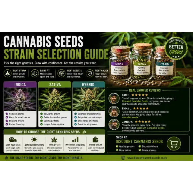 Cannabis Seeds Selection Guide. Pick The Right Genetics For Your Goals.