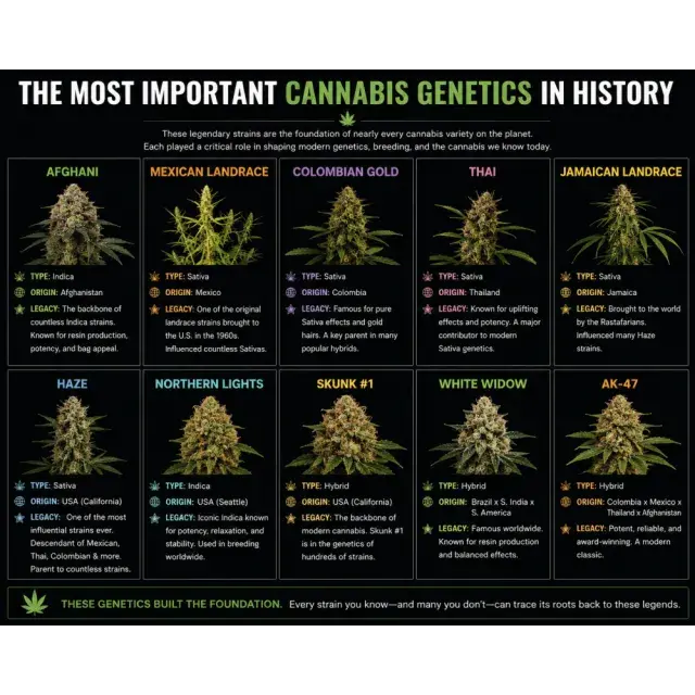 Cannabis Seeds: The Most Important Cannabis Genetics in History.