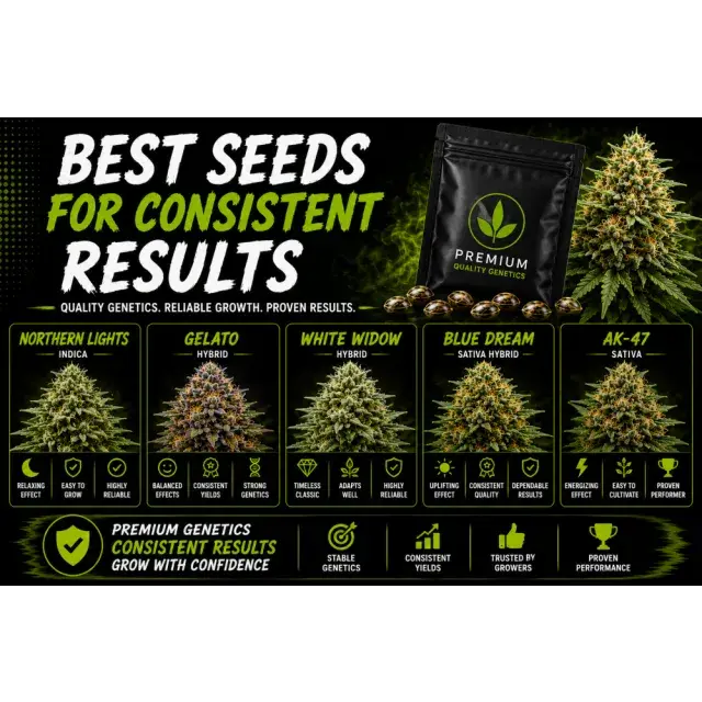 Cannabis Seeds for Consistent Results: Choosing Reliable Genetics.