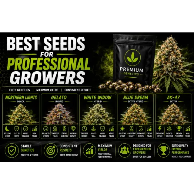 Cannabis Seeds for Professional Growers: Premium Genetics.