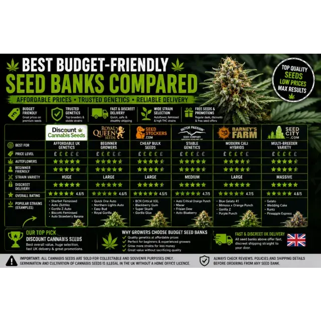 Cannabis Seeds: Best Budget-Friendly Seed Banks Compared.