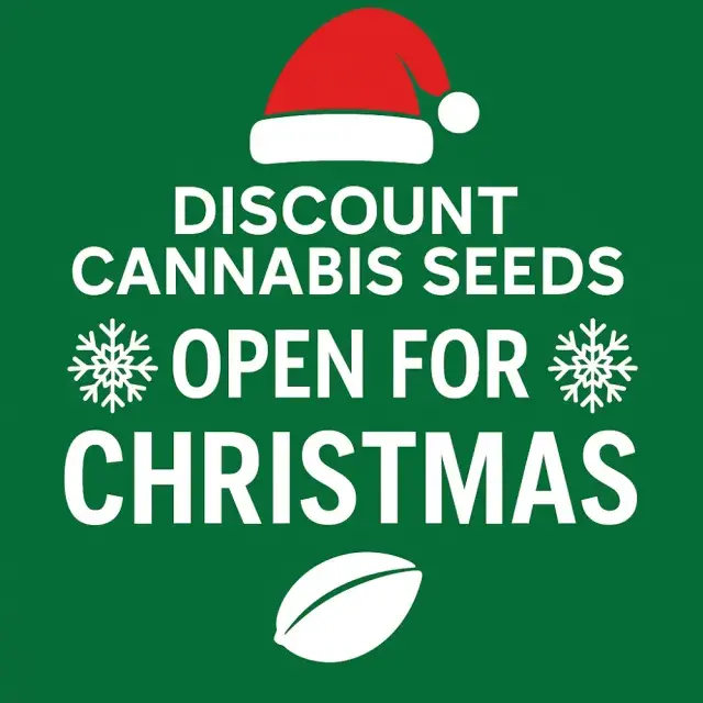 Discount Cannabis Seeds Is Open All Christmas: Shop This Festive Season.