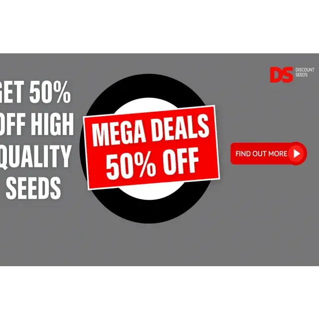 Sichern Sie sich die besten Angebote: Warum Sie sich jetzt mit Cannabissamen eindecken sollten (50 % Rabatt bei Discount Cannabis Seeds!)