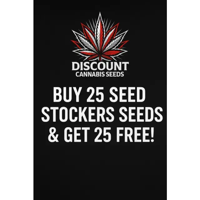 Cannabis Seeds: Buy 25 Seed Stockers Packs and Get 25 Free.