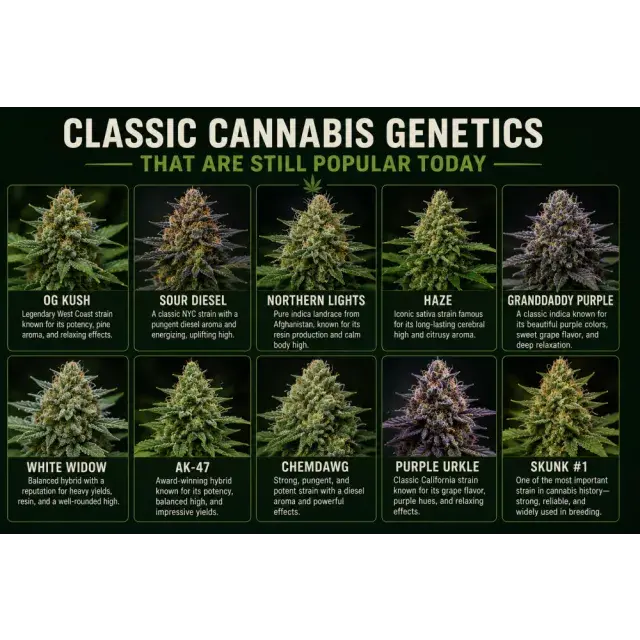 Cannabis Seeds: Classic Cannabis Genetics That Are Still Popular Today