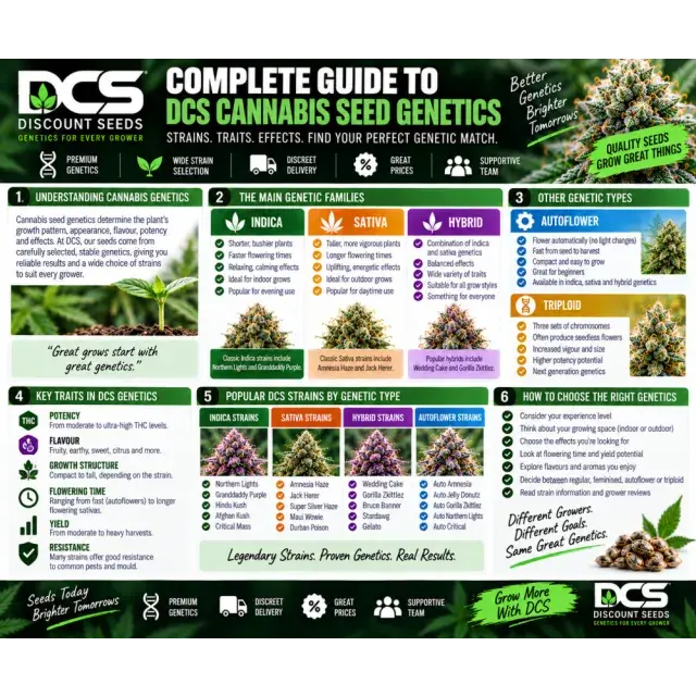 Cannabis Seeds: The Complete Guide to DCS Cannabis Seed Genetics