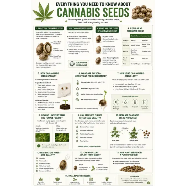 Cannabis Seeds: Everything You Need to Know About Cannabis Seeds