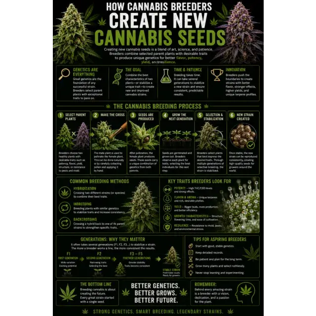 Cannabis Seeds: How Cannabis Breeders Create New Cannabis Seeds