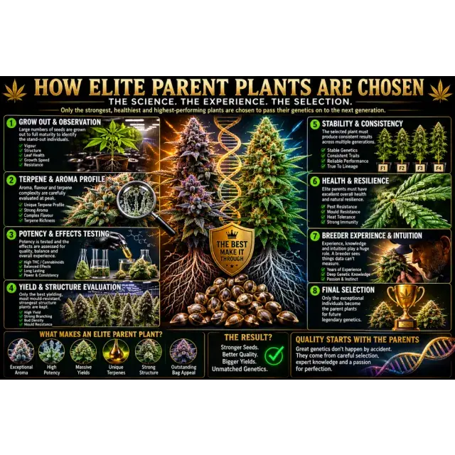 Cannabis Seeds: How Elite Parent Plants Are Chosen.