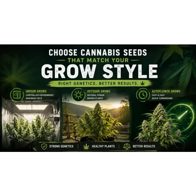 How To Choose Cannabis Seeds That Match Your Grow Style In The UK.