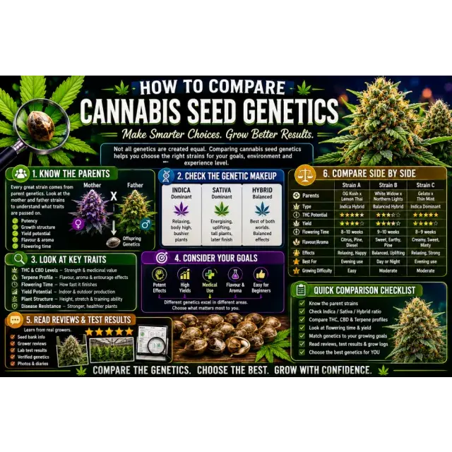 Cannabis Seeds: How to Compare Cannabis Seed Genetics.